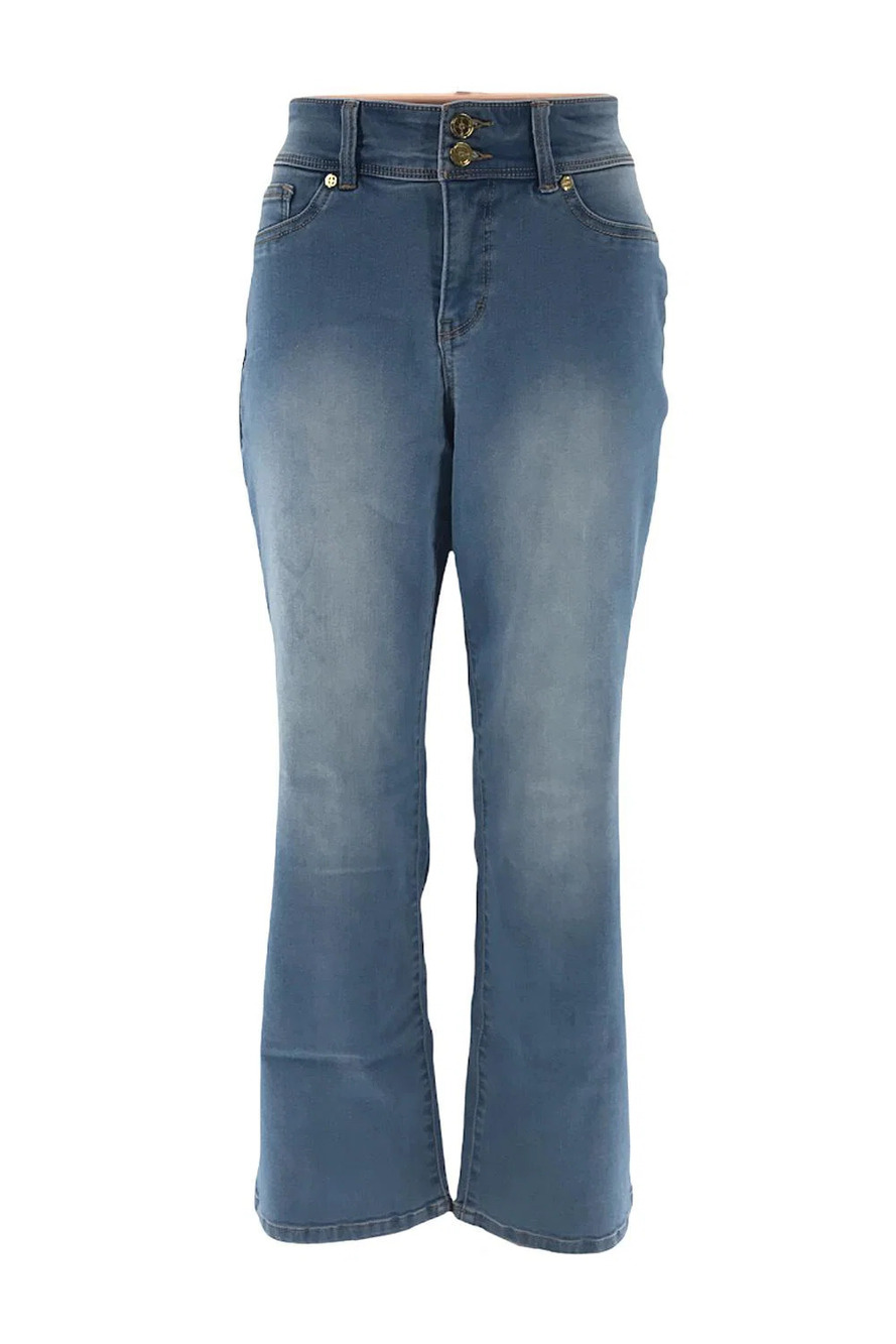 IMAN Global Chic 360 Slim Boot-Cut Jean Chambray - Tall
